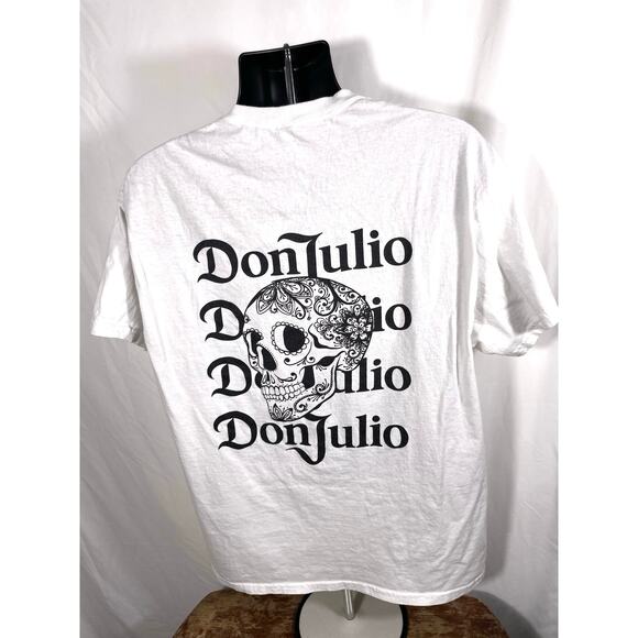 Don Julio Skull Graphic Promo T-Shirt White XL - Picture 2 of 7